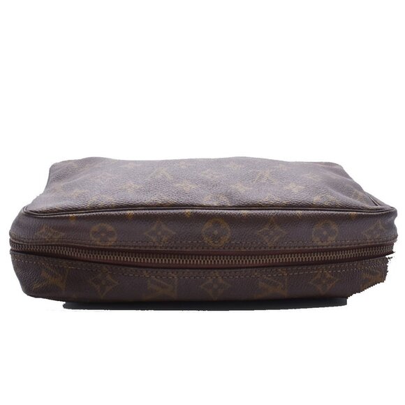 LOUIS VUITTON Trousse Toilette 28 Clutch Hand Bag Monogram Brown - Picture 6 of 14